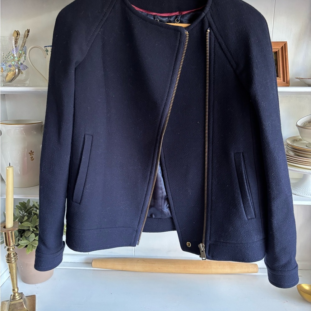 J Crew Blue Blazer Tailored Suit Jacket